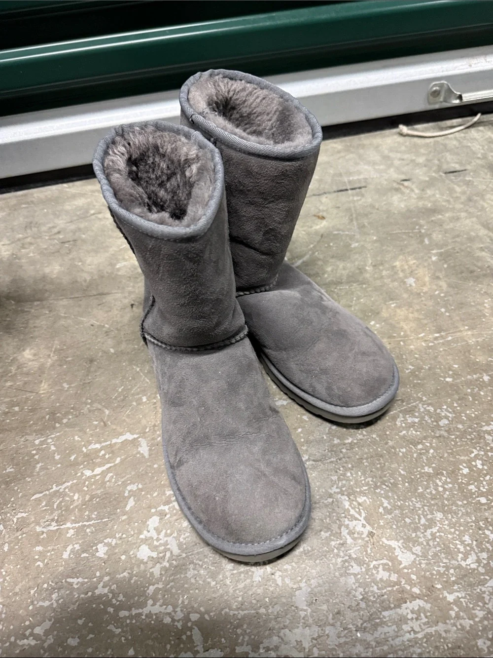 UGG Classic Mid-Calf Winter Boots in Gray